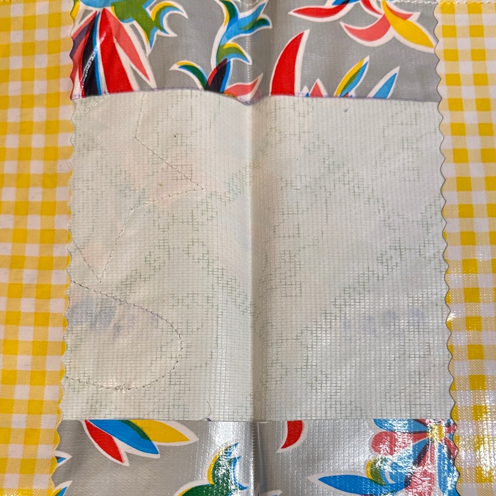 Consuela Yellow Checkered Cover with Logo Patch - Picture 4 of 5